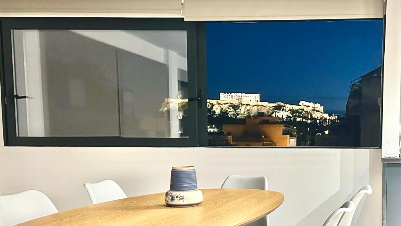 Acropolis View Window Retreat In Monastiraki Apartment Athena Bagian luar foto
